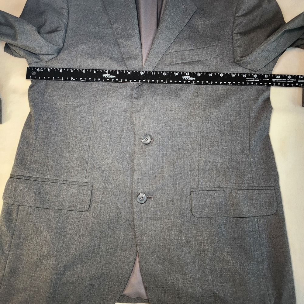 SADDLEBRED Motion Stretch Sport Coat Mens 42R Gray Blazer Jacket Classic‎ - Picture 6 of 8